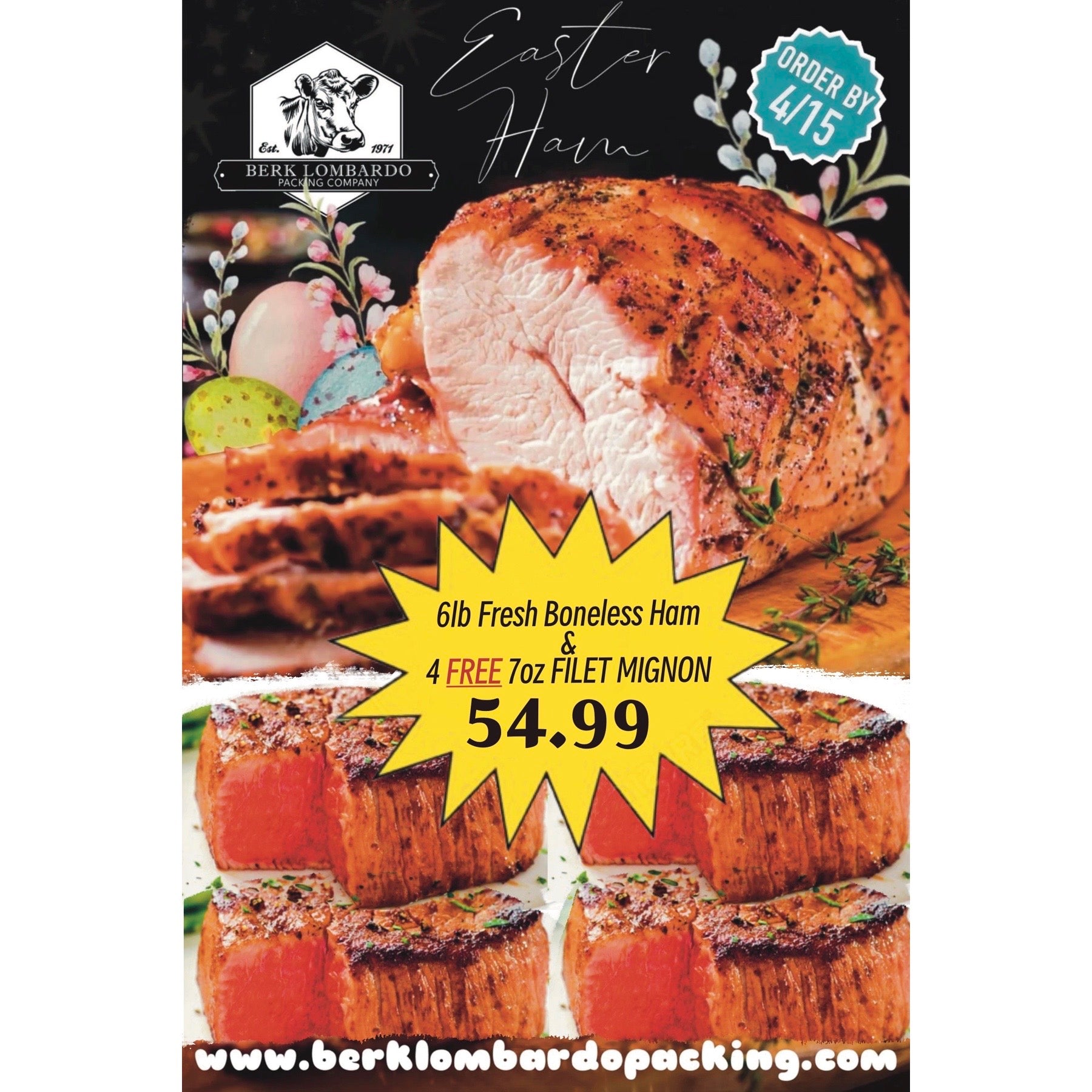 Fresh Boneless Easter Ham