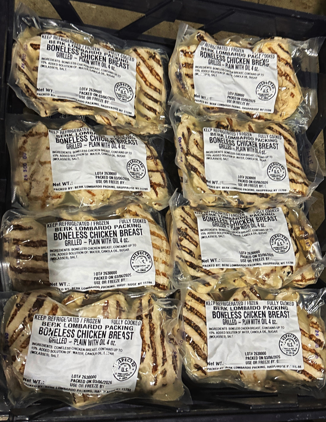 Grilled Boneless Chicken Breasts - VARIETY PACK