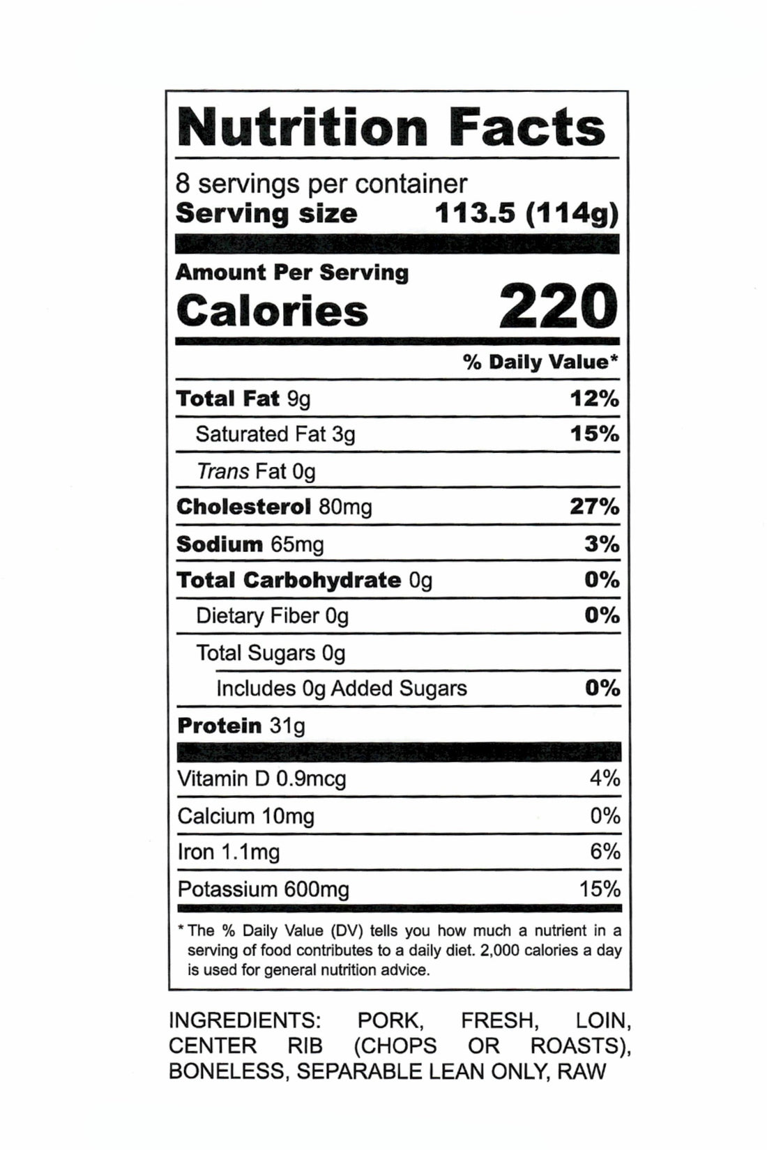 Boneless Center-Cut Pork Roast