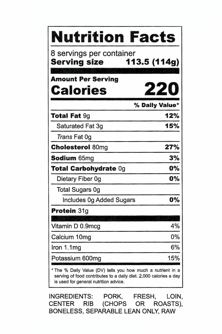 Boneless Center-Cut Pork Roast