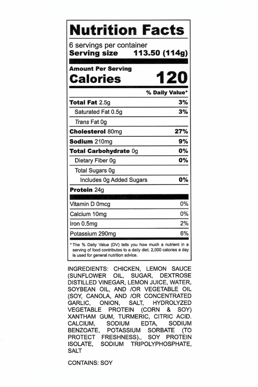 Grilled Boneless Chicken Breasts - LEMON