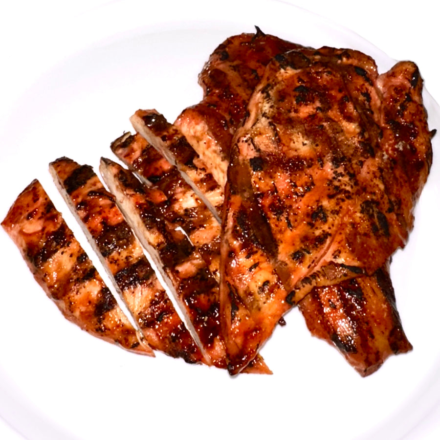 Grilled Boneless Chicken Breasts - BBQ