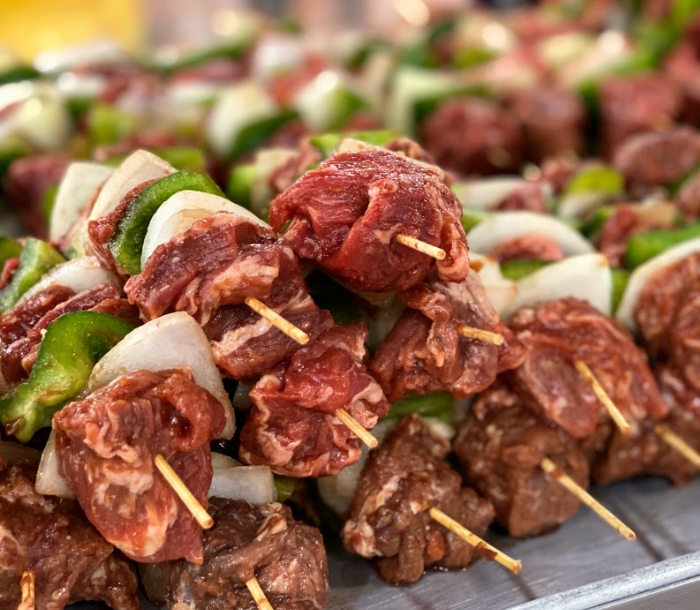 Filet Mignon & Chicken Kabobs with Luau Sauce - Combo Pack